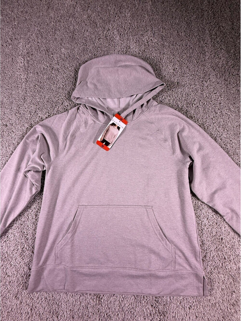 NWT Danskin Women’s Hoodie Beige Size Medium Pockets